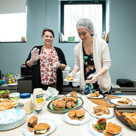 Plant-based taste test with the Center for Innovation and Entrepreneurship