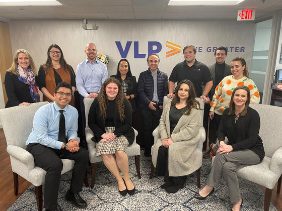 Financial Planning and Wealth Management students visit VLP Financial Advisors on Career Day.